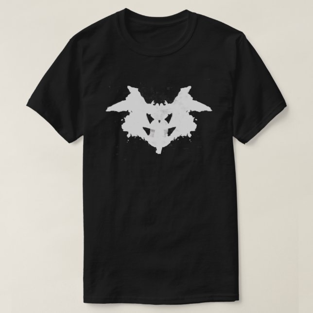 Camiseta Rorschach Ink Blot Test Psychoanalysis Psychology (Frente do Design)