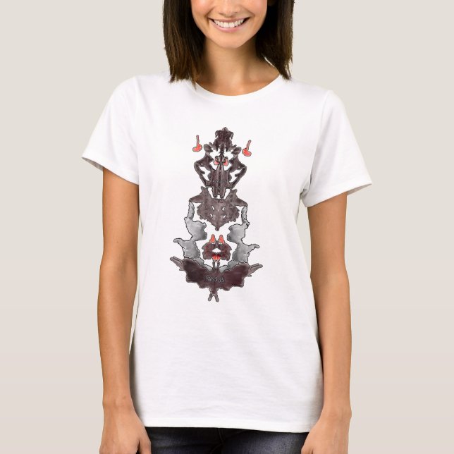 Camiseta Rorschach Quer Ler Pessoas (Frente)