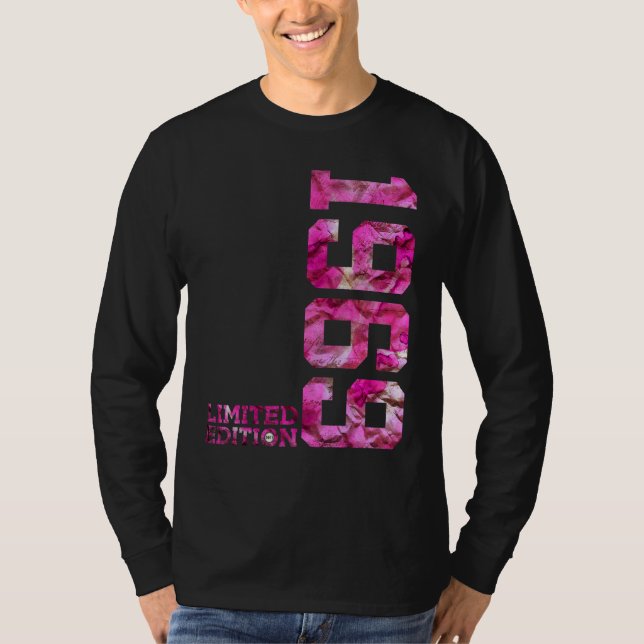 Camiseta Rosa 53 Anos 53. Aniversário 1969 (Frente)