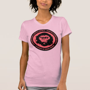 Camiseta Rosa À PROCURA de ORANG PENDEK - Sumatra Bigfoot