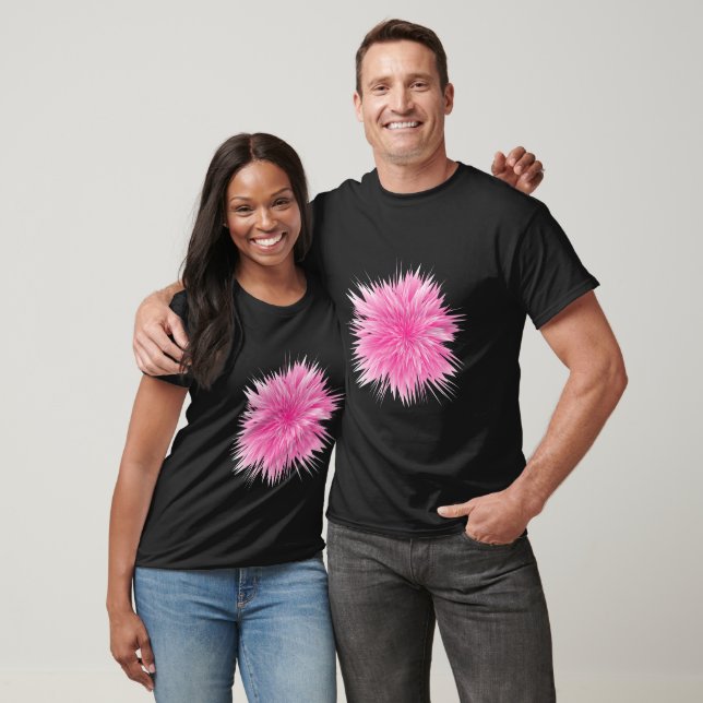 Camiseta Rosa Abstrata (Unissex)