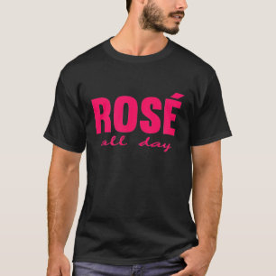 Camiseta Rosa All Day Wine