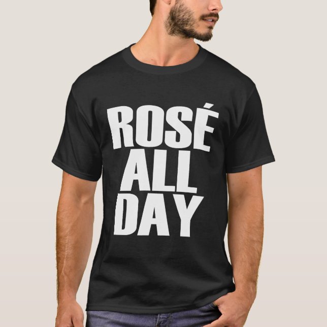 Camiseta Rosa All    DayWine (Frente)