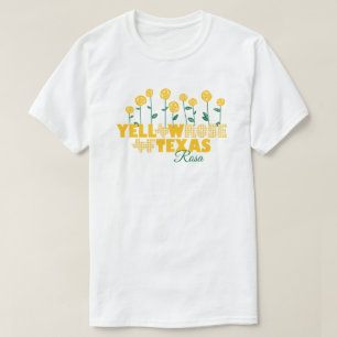 Camiseta Rosa Amarela do Texas - Jardim Rosa
