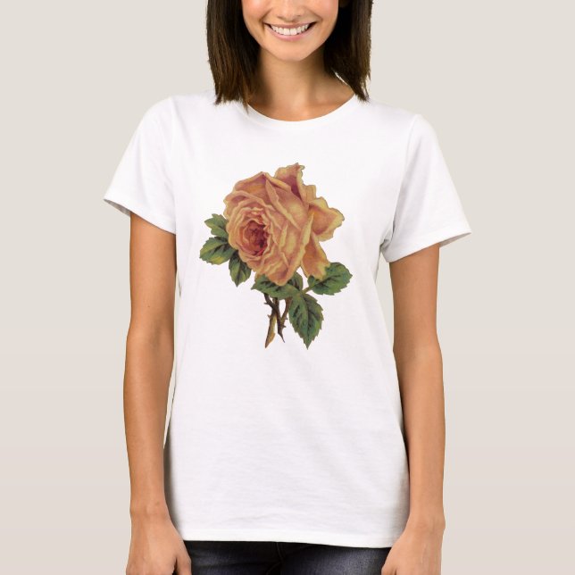Camiseta Rosa amarelo (Frente)