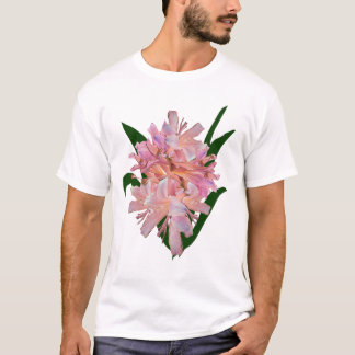 Camiseta rosa Amaryllis Flores