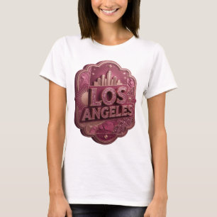 Camiseta ROSA ATRATIVA LOS ANGELES