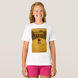 Camiseta Rosa Através da Fenda: Fundo da Casa Branca