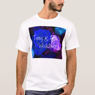 Camiseta Rosa azul-roxo