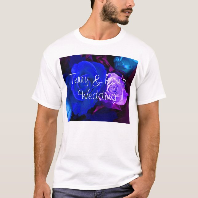 Camiseta Rosa azul-roxo (Frente)