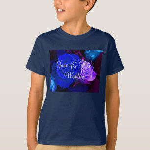 Camiseta Rosa azul-roxo