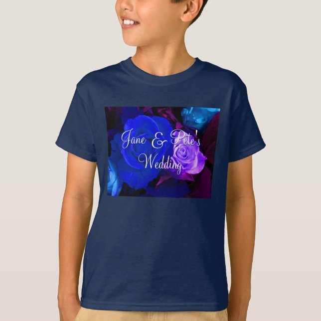 Camiseta Rosa azul-roxo (Frente)