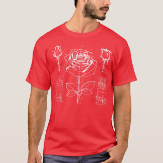 Camiseta rosa blueprint 1