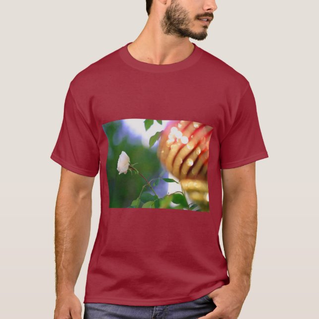 Camiseta Rosa Branca de Natal (Frente)
