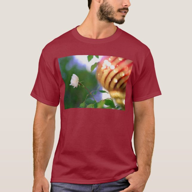 Camiseta Rosa Branca de Natal (Frente)