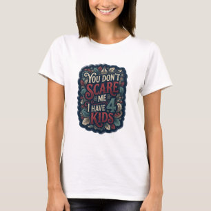 Camiseta Rosa Clássico VOCÊ NÃO ME ESCANTEIO EU TENHO 4 FIL