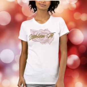 Camiseta Rosa Cor-de-Rosa Lésbica AF