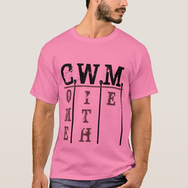 Camiseta Rosa CWM (Frente)