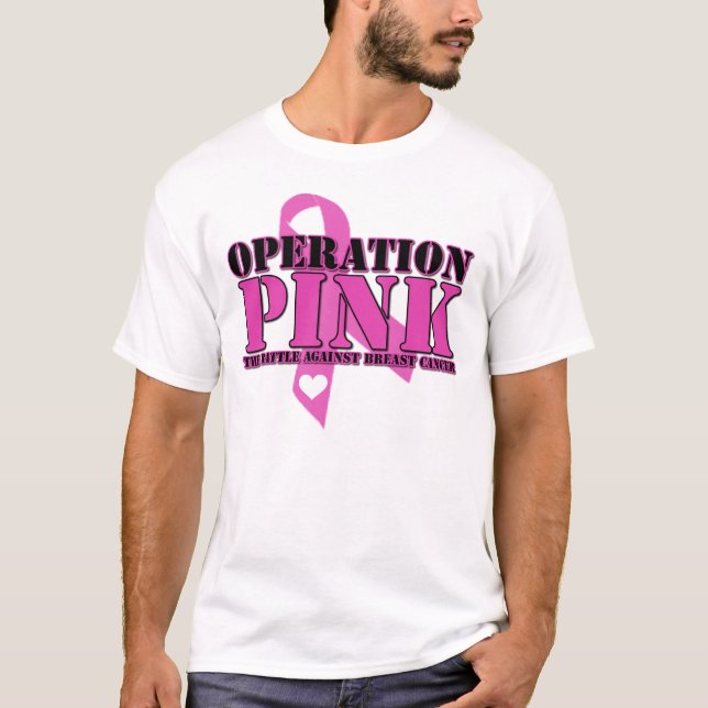 Camiseta Rosa da operação (Frente)