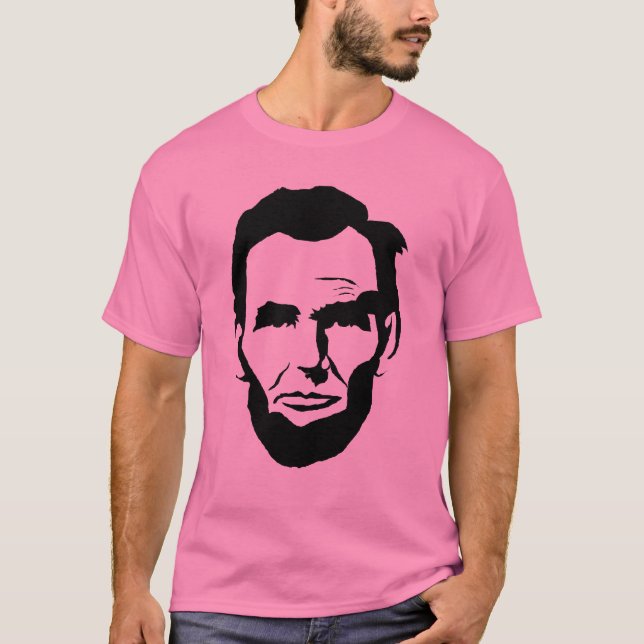 Camiseta Rosa de Abe Lincoln (Frente)