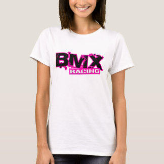 CAMISETA ROSA DE COMPETÊNCIA DE BMX