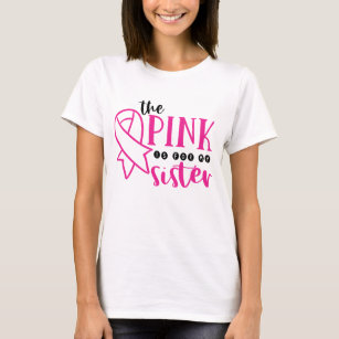Camiseta Rosa De Consciência Do Cancer Da Mama Para A Minha