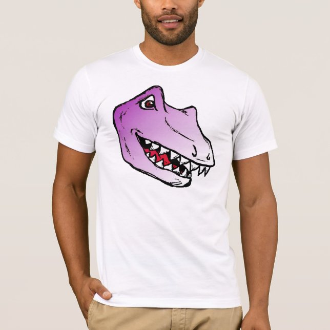 Camiseta Rosa de Dinosorio (Frente)