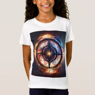 Camiseta Rosa de estilo de tatuagem: Um símbolo de amor e b