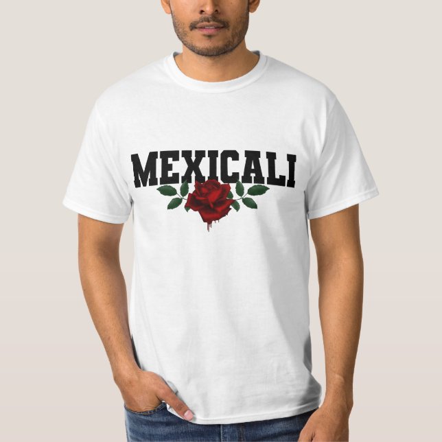 Camiseta Rosa de Hemorragia do Patrimônio Mexicano (Frente)