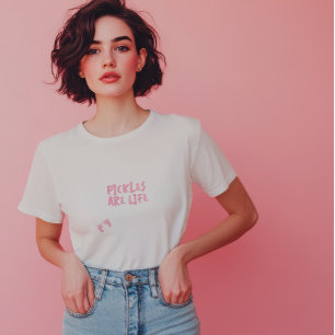 Camiseta rosa de impressão digital de gravidez hum