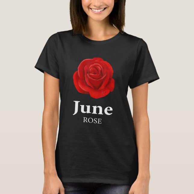 Camiseta Rosa de junho Anthophile ou Designer (Frente)