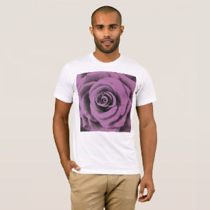 Camiseta Rosa de Lavanda grande escuro artístico
