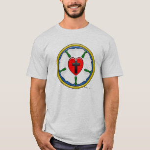 Camiseta Rosa de Lutero com Relevo