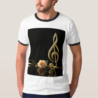 Camiseta Rosa de Nota Musical
