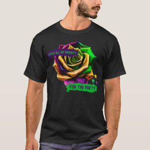 Camiseta Rosa de Parada Verde Roxo