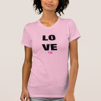 Camiseta Rosa do amor