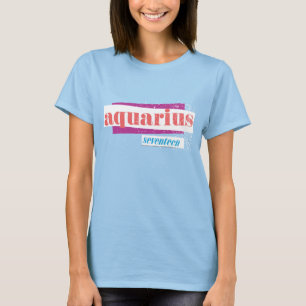 Camiseta Rosa do Aquário