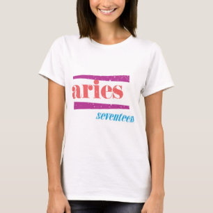 Camiseta Rosa do Aries