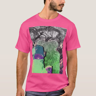 Camiseta Rosa do T wow de Ninjas Graffik do anjo do TÁXI