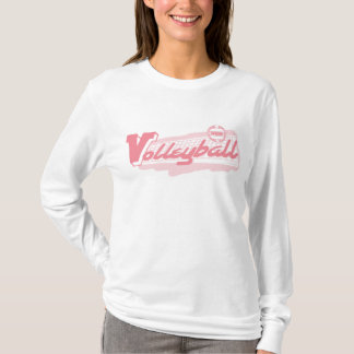 Camiseta Rosa do voleibol da palmada