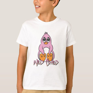 Camiseta Rosa do WC do pinguim