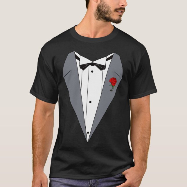 Camiseta Rosa Don s Tuxedo (Frente)