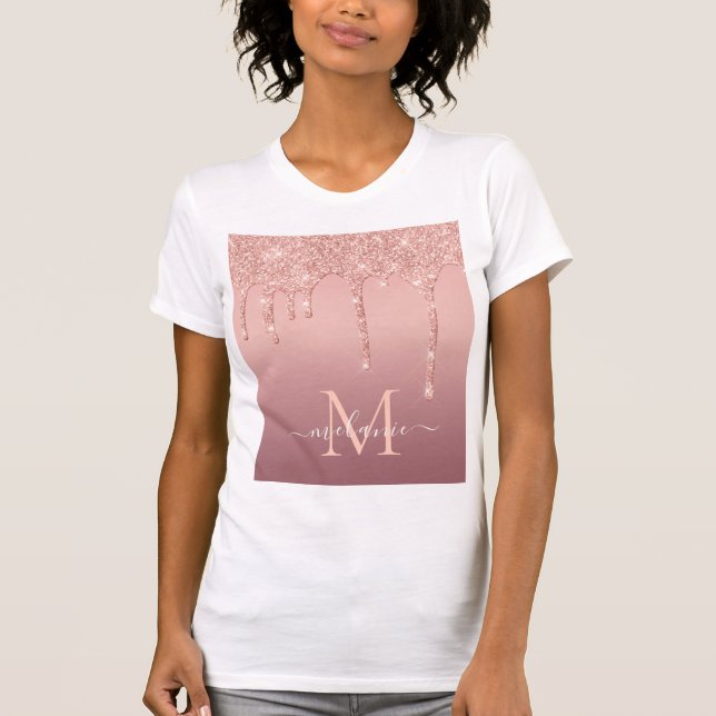 Camiseta Rosa Dourada Literatura Personalizada Literatura S (Frente)