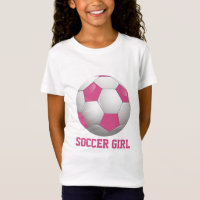 Rosa e branco da bola de futebol da menina do