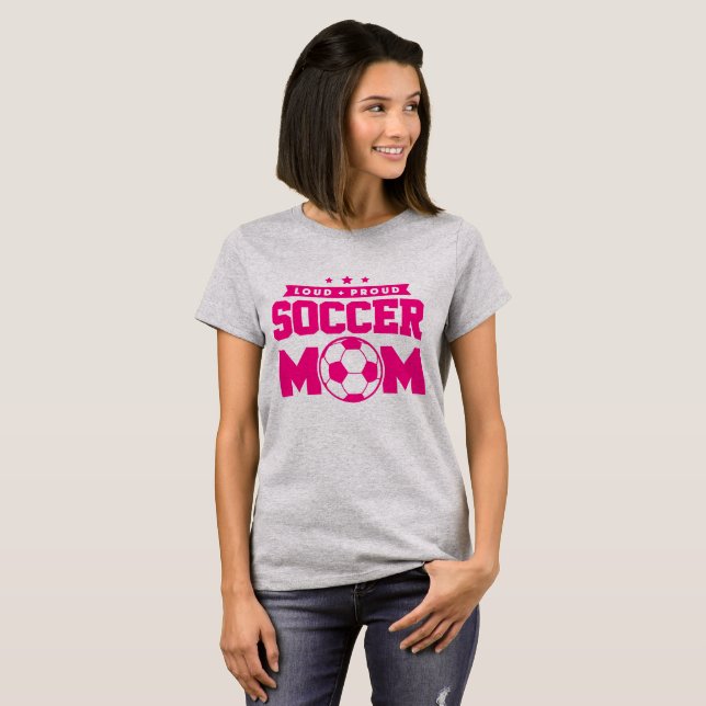 Camiseta Rosa e Cinza, mãe nojenta e orgulhosa (Frente Completa)