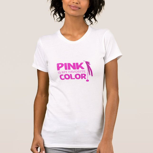 Camiseta Rosa É Minha Cor Favorita (Frente)