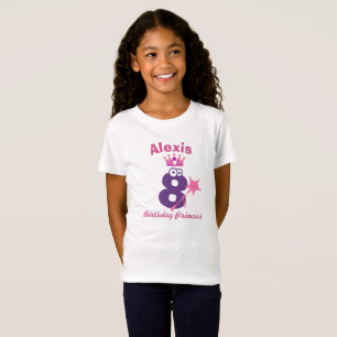 Camiseta Rosa e Roxo Criam seu Próprio Aniversário Person