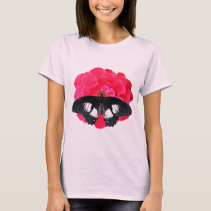 Camiseta Rosa e Swallowtail