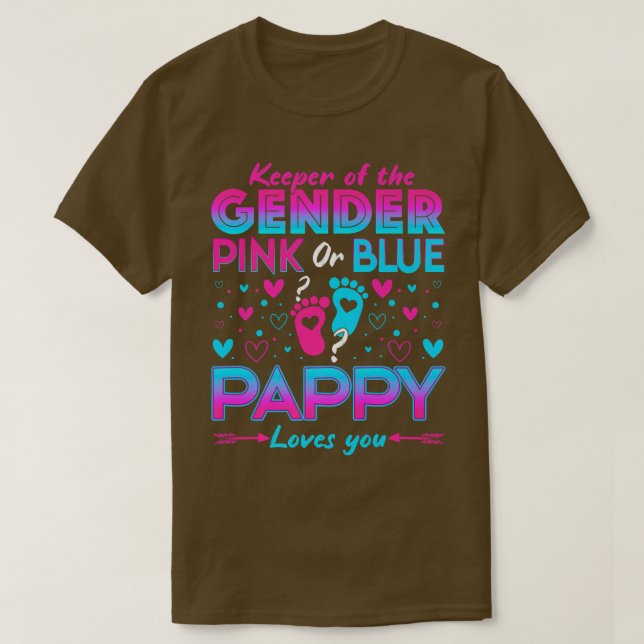 Camiseta Rosa Engraçada Ou Azul Pappy Te Ama Revolução De S (Frente do Design)