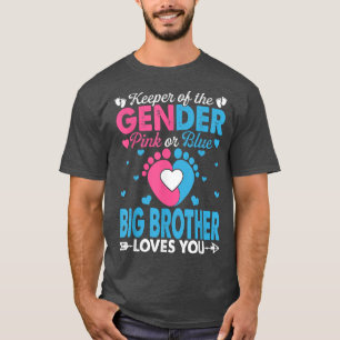 Camiseta Rosa Engraçado Ou Azul Grande Irmão Te Ama Sexo